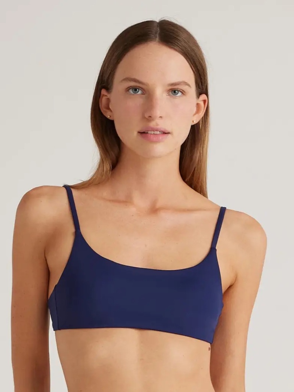 QUINCE SCOOP NECK BIKINI TOP- SIZE XL